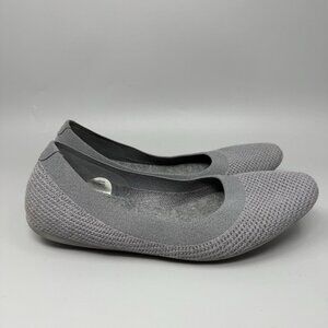 Allbirds TB Tree Breezers Women’s Size 11 Gray Knit Slip-On Ballet Flats Shoes